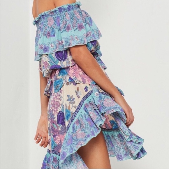 Spell and The Gypsy Siren Song Set - Off shoulder top and skirt blue bohemian XS - Picture 4 of 16